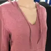 Moletom com Capuz e Cordão Amazon Suéter Fino Pronto Jaqueta Popular Outono e Inverno Aliexpress Bolso com Aba Calças Blusa para Mulheres