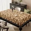 Mantel Retro Floral Estilo Americano, Impermeable, Resistente al Aceite, Resistente al Calor, Lavable, Estilo Pastoral, para el Hogar, Resistente a Manchas, Mantel Rectangular para Mesa de Comedor