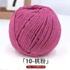 Fio de Algodão Oco para Quatro Estações 2mm Algodão Linho Tricô Manual DIY Chapéu Bolsa Crochê Capa de Copo Fio Redondo Coreano