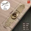 Nuevo tirador de anillo de latón macizo clásico estilo chino, tirador de mueble antiguo para gabinete de vino, tirador de puerta de cajón, gabinete, armario