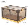 Caixa de Armazenamento de Roupas de Cinco Portas Caixa de Armazenamento de Roupas e Brinquedos Doméstica Guarda-Roupa Dobrável Transparente Caixa de Armazenamento de Plástico