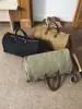 Bolsa de equipaje retro para distancias cortas, gran capacidad, bolsa unisex para viajes de negocios de una noche, bolsa de mano que no presiona el hombro