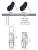 Bolsa de Golf Pgm, Bolsa de Pie para Hombre y Mujer, Bolsa Ligera para Palos, Bolsa de Golf Portátil, Bolsa para Palos, Bolsa de Golf