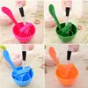 Conjunto de Tigelas 4 em 1 para Máscara Facial, Conjunto de Ferramentas de Quatro Peças para Máscara Facial, Tigela para Misturar Máscara, Cosméticos DIY Opcionais em Várias Cores