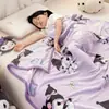 Manta de Dibujos Animados Sanrio Doble Cara de Terciopelo de Leche Manta para Sofá Manta de Aire Acondicionado para Niños Manta para Siesta en la Oficina Comercio Exterior