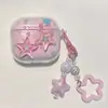 Adequado para Estojo de Fone de Ouvido AirPods 4 Desenho Animado Pingente de Borboleta DIY Apple 1ª/2ª Geração Bluetooth Pro3 Estojo Fofo Macio