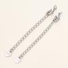 Color Oro Verdadero 18K Conservación del Color Galvanizado Cadena de Cola de Extensión Gotas de Agua de Amor Accesorios de Broche de Langosta para Joyería Hecha a Mano DIY Collar Pulsera