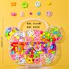 Venta caliente transfronteriza cuentas acrílicas lote a granel accesorios para joyería DIY material para pulseras entrenamiento cuentas sueltas traje de cuentas