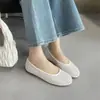 Zapatos Nuevos de Mujer Primavera 2026, Cómodos y No Cansan, Zapatos sin Cordones de Suela Plana Calados de Boca Baja, Zapatos de Malla Transpirable para Enfermeras