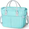 Bolsa de almuerzo y bolsa de picnic más vendidas transfronterizas, bolsa térmica grande aislada, bolsa de picnic para lonchera de grado alimenticio