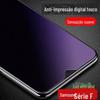 Para Samsung F62 F55 Tela Cheia Transparente Fosco Roxo Temperado Película F04 F54 F14 AG Película Roxa