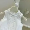 Estilo Universitario Coreano para Chicas Verano Nuevo Tops y Camisas con Cuello de Muñeca Faldas de Estilo Veraniego Conjunto de Dos Piezas Moderno
