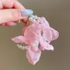 Brincos de flor de pérola super etéreos para mulheres, brincos de design nicho de primavera, elegantes e estilosos, estilo de férias, brincos exagerados