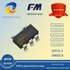 DW02CA DW02 SOT23-5 FM/Fuman embutido MOS seção única 2 em 1 chip de proteção de bateria de lítio