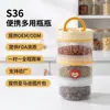 Caixa de Temperos Portátil Personalizada para Exterior, Caixa Selada para Dosagem de Leite em Pó e Proteína em Pó, Copo Empilhável para Salada de Frutas, Transfronteiriço