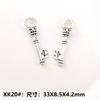Accesorios de Joyería de Aleación DIY Colgante de Llave Plata Antigua Pulsera Aretes Decoración Colgante