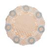 Renda PVC Cor Quente Dourado Jogo Americano Vermelho Dourado Azul Dourado Jogo Americano Jogo Americano Vazado Tapete de Mesa de Centro Jogo Americano para Comida Ocidental Outlet de Fábrica
