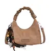Bolso de mano retro esmerilado de nicho estilo francés para mujer, bolso versátil simple casual para el hombro y cruzado de principios de otoño de 2026