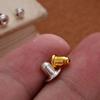 Pendientes con forma de gota de plata de ley S925, pendientes con forma de gota, accesorios para pendientes, hebilla para oreja, pendientes con forma de bala, joyería para orejas