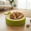 Cama Arranhador para Gatos Sisal Natural 2 em 1 Formato de Fruta Resistente a Arranhões Ninho para Gatos