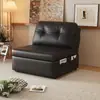 Sofá-Cama Dobrável Único Integrado Dois em Um Sala de Estar de Apartamento Pequeno Cama Extensível de Puxar Sofá-Cama de Puxar para Dormir a Longo Prazo