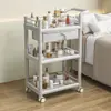 Carrito para Salón de Belleza con Almacenamiento de Cajones Multicapa, Carrito Móvil de Enfermería y Curación Hospitalaria, Carrito de Almacenamiento para Herramientas de Belleza