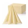 Exclusivo para vendas transfronteiriças: Guardanapo de Jantar 40x40cm bege em linho sintético para banquetes de hotel com logotipo personalizado