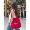 202 Primavera y Verano Nueva Moda Gran Capacidad Bolso de Hombro Único Bolso de Axila para Mujer Sencillo para Ir al Trabajo Estudiante Bolso Tote Ins Venta al por Mayor