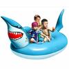PVC inflable tiburón inflable gigante flotador piscina flotante fiesta de natación al aire libre balsa juguete niños adulto