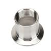 Unión sanitaria de alambre interior, unión rápida, unión roscada, unión de tubería, venta directa de fábrica, acero inoxidable 316L