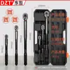 Chave de Torque Pré-definida de Alta Precisão, Torque Ajustável para Sextavado Interno e Externo, Ajustável para Reparo Automotivo, Velas de Ignição de Bicicleta