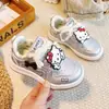 Zapatos Casuales para Niñas Dibujos Animados 2026 Primavera/Otoño Zapatos Blancos para Estudiantes Zapatos de Skate Antideslizantes Nuevos Zapatos Deportivos para Niños Medianos y Mayores