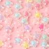 Contas Cor Fantasma Transparente Fosco Estrelas Doces Redondas Contas para DIY Pulseira de Joias Artesanais Acessórios Material