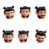 Nezha 2 Chico Demonio Naohai Nezha Película Ao Bing Nezha Llavero Lindo Periférico Colgante Decorativo para Mochila Enviar Pequeño