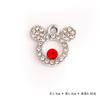 Estilo Europeu e Americano Gato Acessórios DIY Pingente de Laço Diamante Cravejado com Gotejamento de Óleo Pulseira Hello Kitty Liga Pequenos Acessórios
