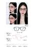 Montura de gafas de inserción TR90 tendencia de moda fresca personalidad gafas versátiles simples transfronterizas 7033
