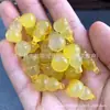 Colgante de Calcedonia Natural de Calabaza Tridimensional Joyería de Jade Hecha a Mano DIY Pulsera de Ágata Accesorios para Colgar en el Coche Venta al por Mayor en Stock