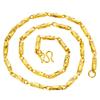 Areia de ouro 5mm curto hexagonal colar sólido de cobre galvanizado jóias de ouro Yiwu acessórios cross-border fabricantes atacado