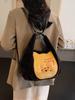 Bolso de viaje de gran capacidad para otoño e invierno, mochila de estilo universitario para mujer, bolso de hombro informal combinable, 2024