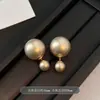 Brincos de Pérola Grandes e Pequenos para Mulheres 2025 Novo Estilo Multi-Uso Brincos de Luxo Acessível Joia de Orelha Clássica Elegante da Moda