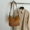 Bolsa feminina de grande capacidade 2026 nova moda relaxada vintage bolsa de ombro para o dia a dia estampa de leopardo bolsa tote transversal