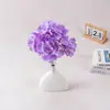 Ramo de Flores de Seda de Hortensia de 5 Cabezas, Flor Artificial, Pieza Decorativa de Estilo Chino Nuevo, Decoración Festiva para el Hogar con Tallos de Flores