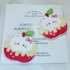 [Tamanho Grande] Patche de Gato Maçã Desenho Animado Fofo em Acrílico para DIY Grampo de Cabelo Broche Ímã de Geladeira Acessórios de Joias