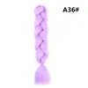 Fibra química tranças grandes Jumbo tranças cabelo 100g trança suja alta temperatura seda cor cabelo grande trança