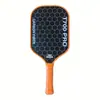 Set de raquetas de pickleball de fibra de carbono T700, raqueta de pickleball de alta gama con textura mate más vendida con mango largo, directo del fabricante