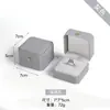 Caja de Joyería Octagonal con Corona Caja para Anillos de Piel PU Caja de Regalo para Collares Caja de Joyería con Adorno Caja de Regalo para Anillos Caja para Anillos Pendientes Pulseras