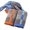 Toallas Absorbentes de Algodón al por Mayor del Fabricante, Stock de Regalo de Cuadros Oscuros Engrosados, Proveedor Mayorista, Toallas Faciales de Cuadros Súper Gruesas