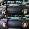 Gancho para asiento trasero de coche con diseño de perro en 3D, pegatinas de silicona 3D, gancho para asiento de coche multiasiento, gancho para asiento trasero