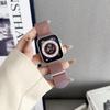 Para Apple Watch de 6ª, 7ª, 8ª, 9ª y 10ª Generación Correa de Metal apple Watch SE Sección Doble Milanés Colorblock Muñeca