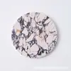 Posavasos de Cerámica Absorbente con Textura de Piedra Creativa Cuidadosamente Seleccionados Bricolaje Antideslizante Aislamiento Térmico Impresión UV Corcho Mármol Diseño Simple